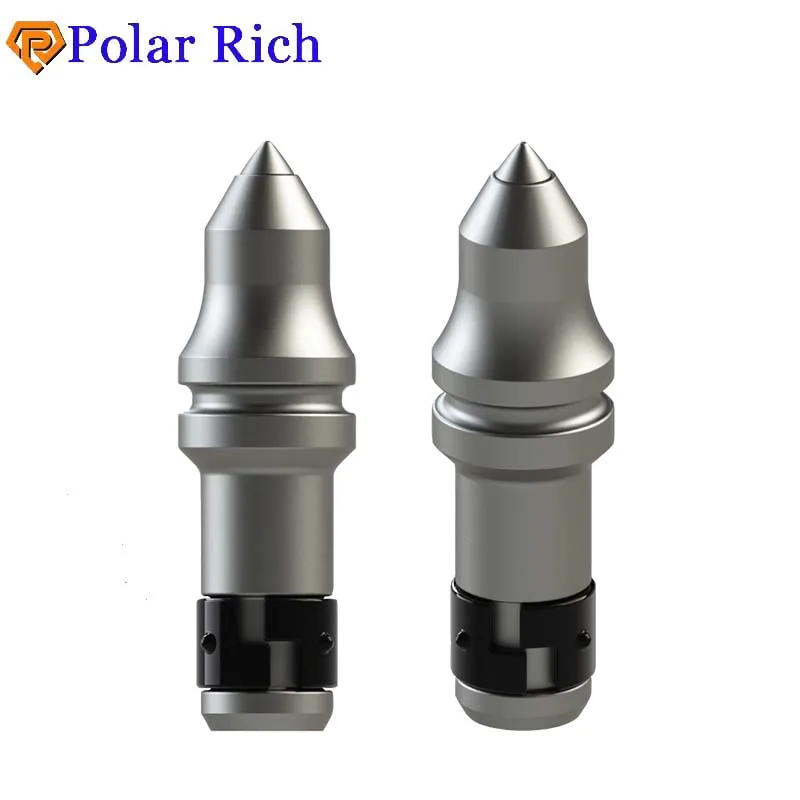 .765 C21 Carbide Rotary Conical Bullet Bit Rock Teeth Trencher Auger Reamer X50 