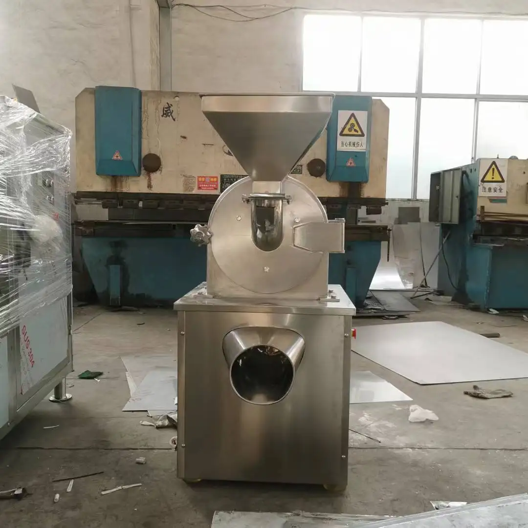 Automatic Corn Pulverizer Machine Electrical Grinder Dry Okra Turmeric Maize Chilli Spice Grinding Machine