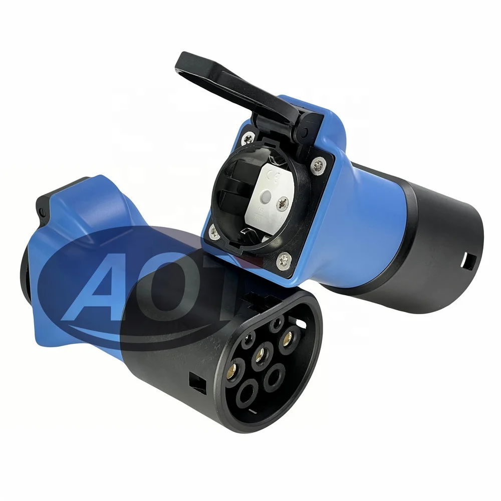 Adaptateur AOTAI V2L adaptateur V2L vers Schuko avec trou de verrouillage pour Kia Hyundai