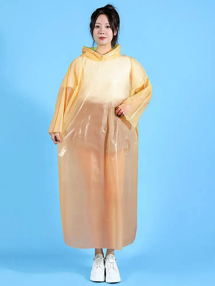 Eco-friendly Disposable PVC Raincoat Full Body Protection