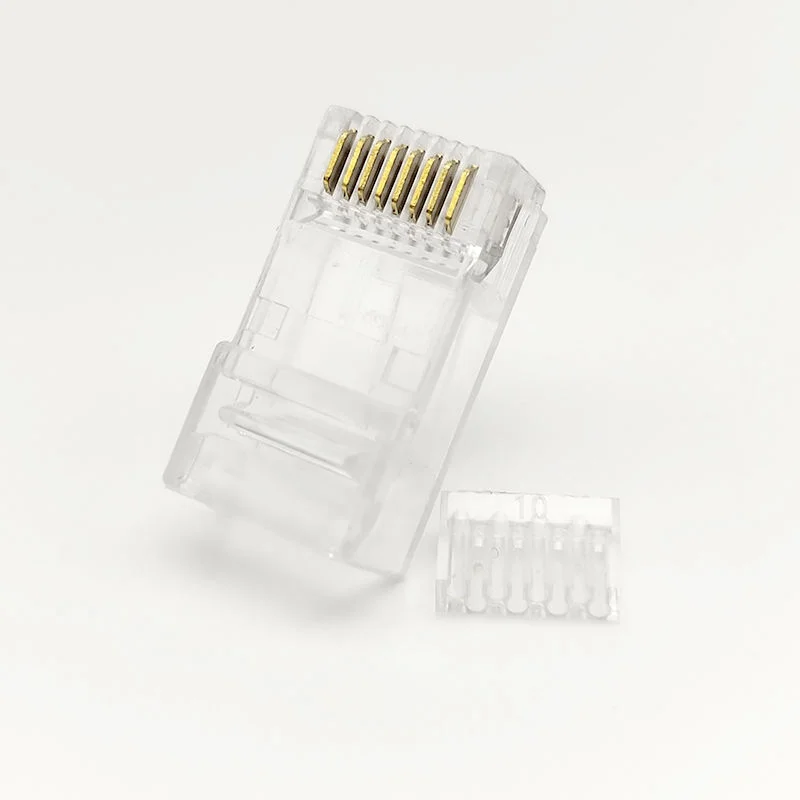 Category 5e RJ45 Unshielded RJ45 Connector 100 Pieces Per Box Configuration Capacity 8P8C