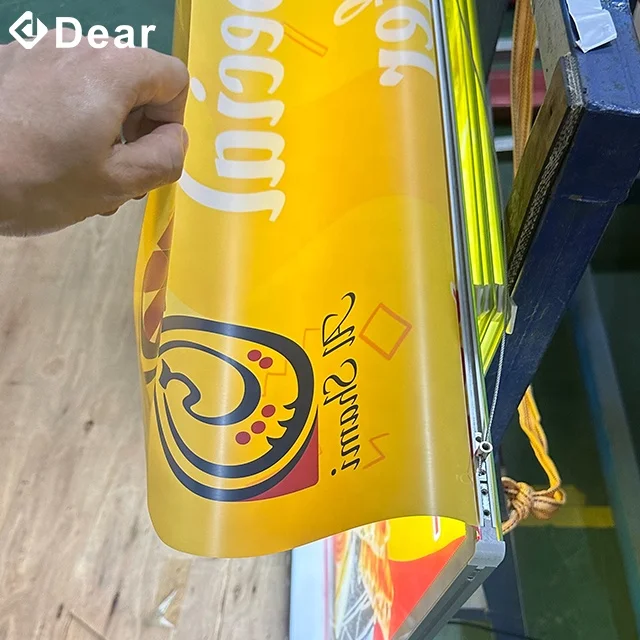 Ceiling Hanging Type Led Back Light Poster Display Double Sides Static Advertising Slim Ultrathin Menu Led Light Box
