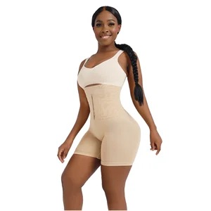 Women's High Waist Trainer Shapewear Bodysuit M 32XL Seamless Crocheted Fabric Control Panties Elasticity Slimming Tummy Butt