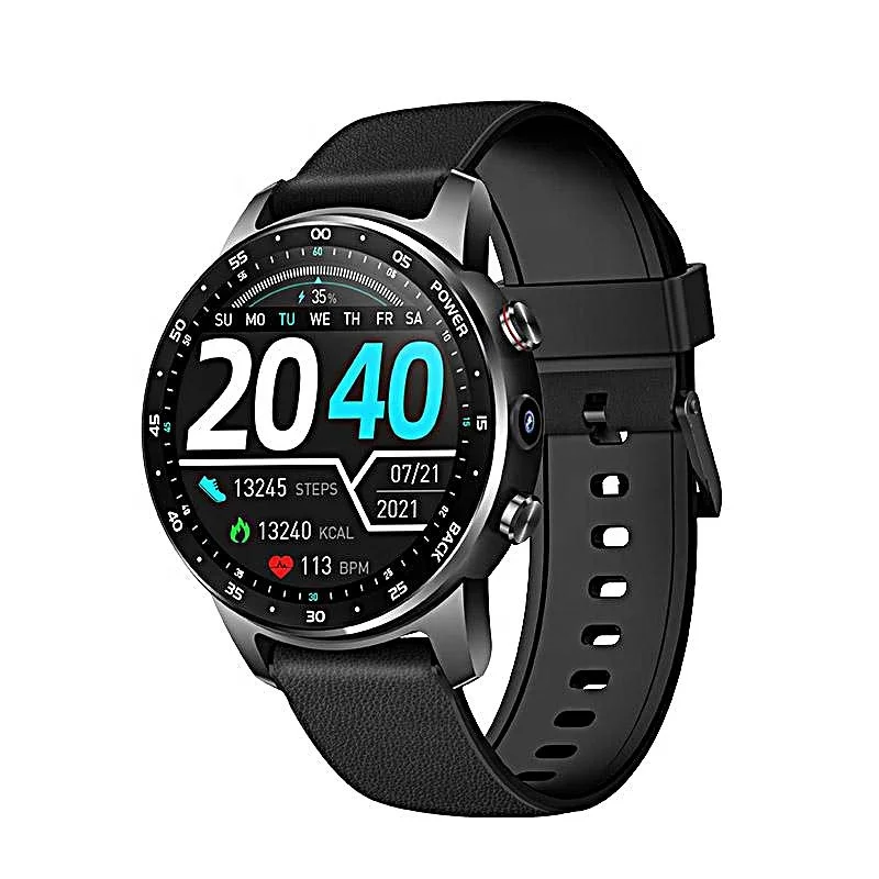 Full Round Screen IP67 Waterproof Smart Watch UNIWA KW390 WIFI GPS 4g Android Phone Watch Support google Play Store