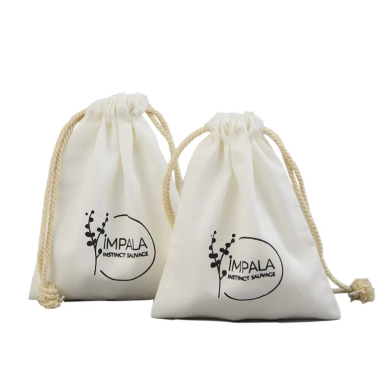 Bolsas de muselina de algodón Natural, bolsa de muselina promocional con  cordón, embalaje de regalo de recuerdo de boda, bolsas de fiesta de  joyería, 100 piezas, venta al por mayor|Envoltorios y bolsas