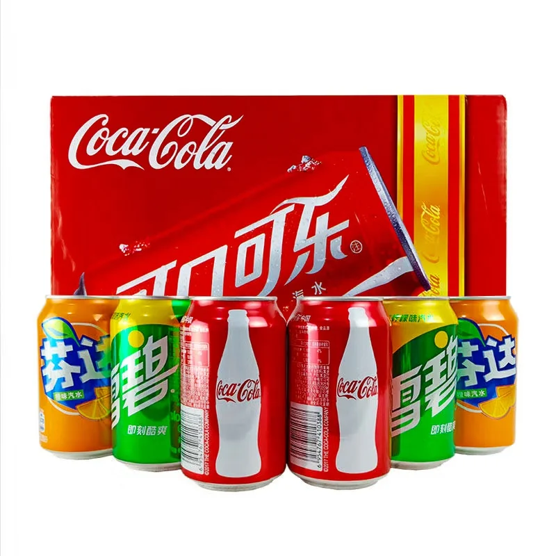 コカ・コーラソーダドリンクミニ缶200mlファンタスプライト炭酸