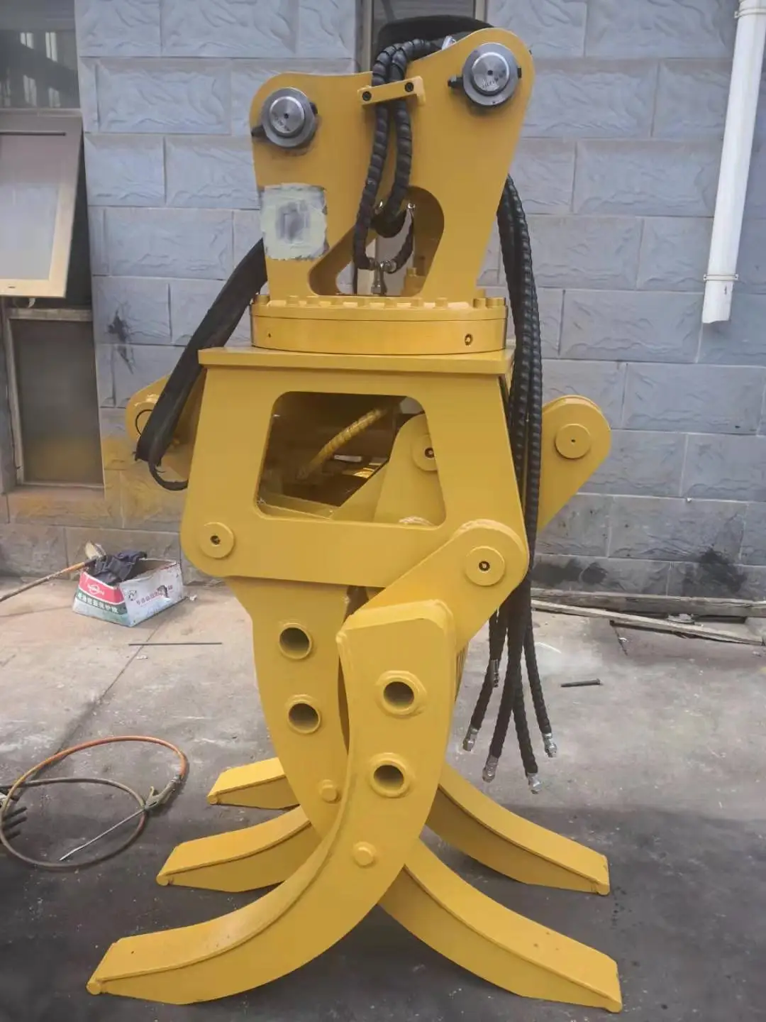 Log Grapple Hook Recycling Type Hydraulic Block Grab For Zx160lc-3 