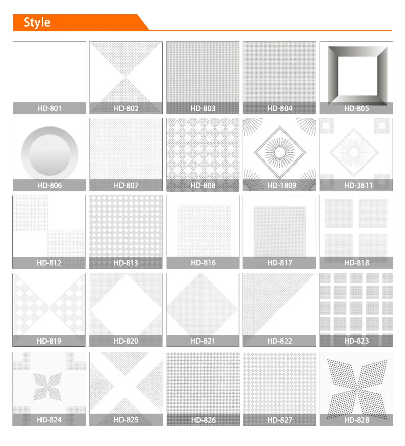 Clip In System Aluminum Suspended Ceiling