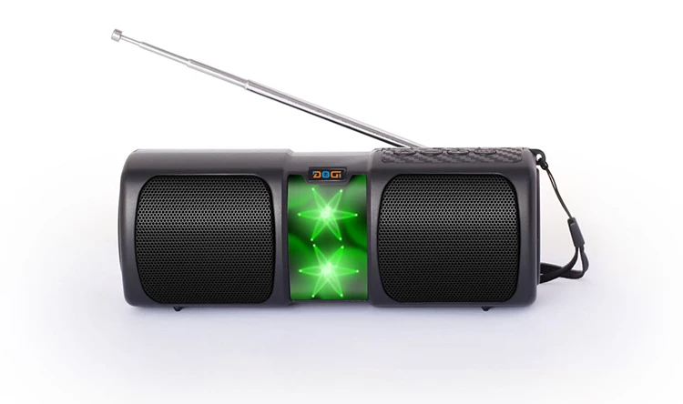 R15 Solar Charging Wireless Stereo Woofer Bass BT Speakers Outdoor Portable RGB LED Light Microphone FM Radio Active Speakers