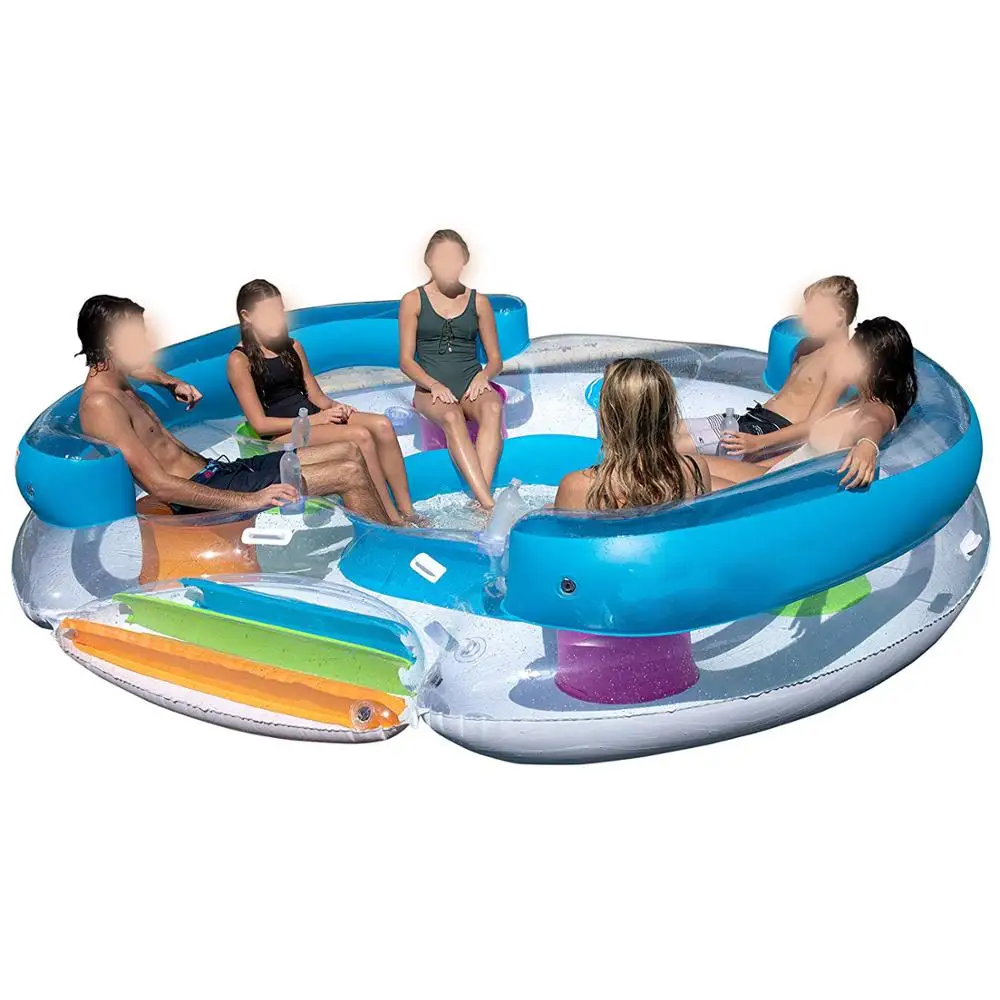 Tropical Tahiti giant 6 person Inflatable