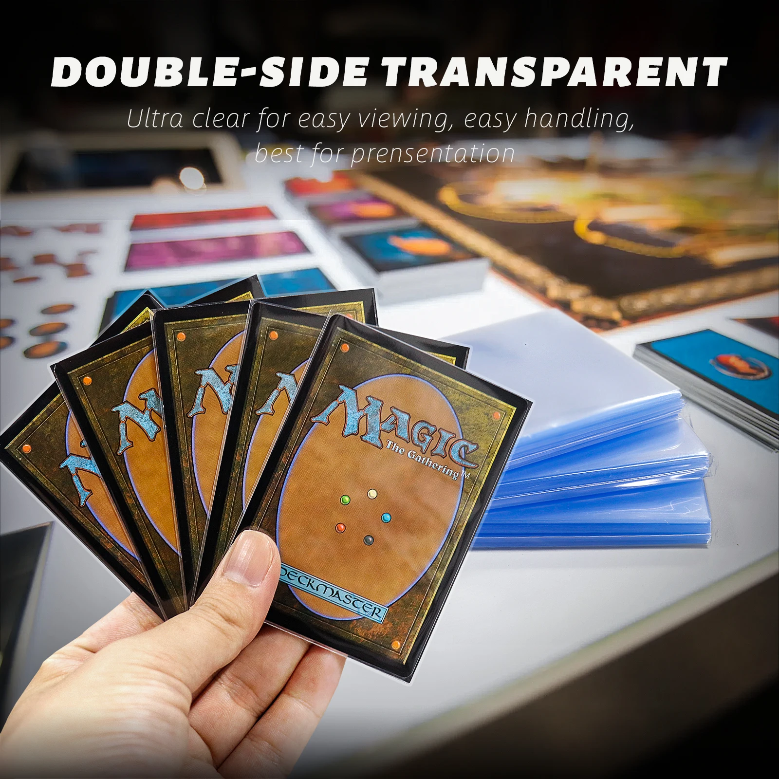 best clear card sleeves Premium Card Sleeves Standard Size Clear Card Sleeve Fits Inner Card S –  Greenstreak Cards