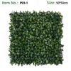 Pannello Murale in Erba Sintetica Verde Scuro Seghettata