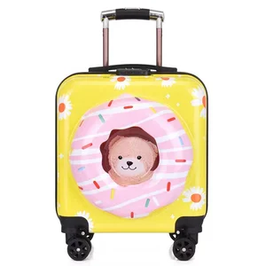 18 Inch ABS Travel Rolling Luggage Carry on Business Airport Cabin Suitcase on Wheel