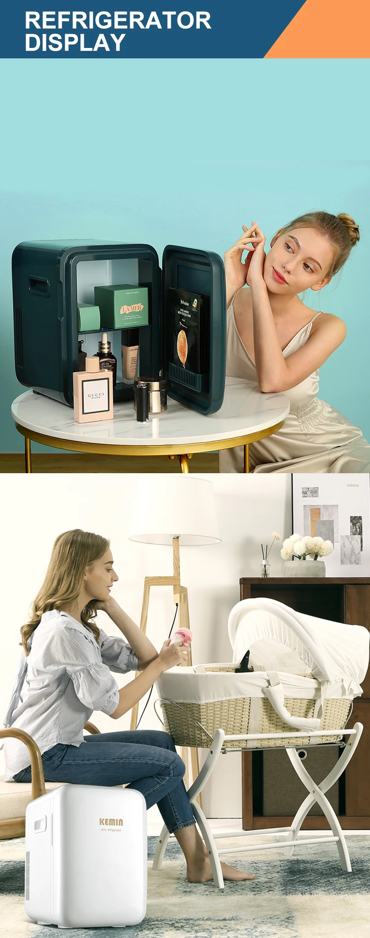 Recharge Fridge 16l Mini Car Fridge Mini Refrigerator Dc 12v Ac 220v