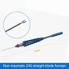 Pinze a membrana dritta, non traumatiche 23G