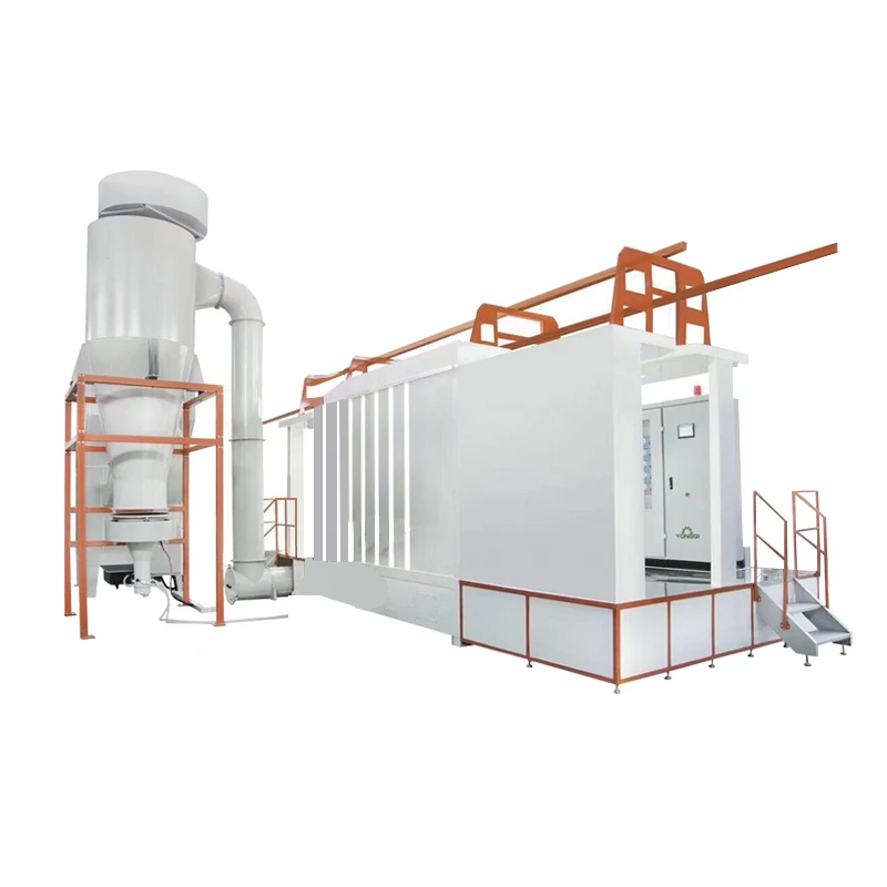Overhead Conveyor Powder Coating Painting Line Plant
