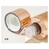 Gradient gold and silver (screw cap water bottle, no logo)
