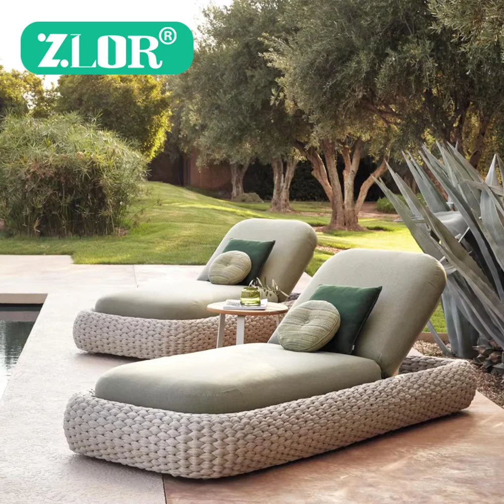 Outdoor Chaise Lounge Modern Sun Loungers for Relaxation