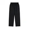 Pantaloni neri a gamba dritta 010
