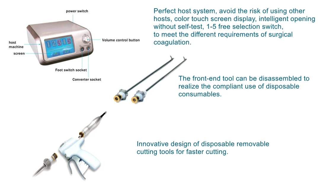 Surgical Instruments Medical Ultrasonic Scalpel System Ultrasonic