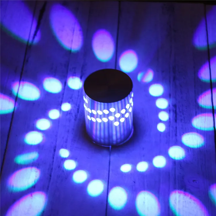 Multi Colour Colorful Wall Light Led Spiral RGB Light With Remote Control