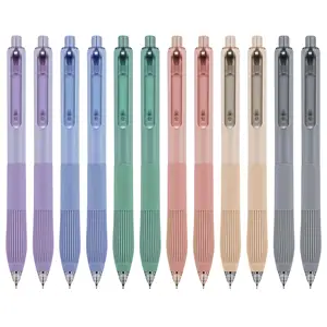 Wholesale Clear Ink Pen 0.5mm Plastic Gel Pen for Students Promotional Gift for Advertising