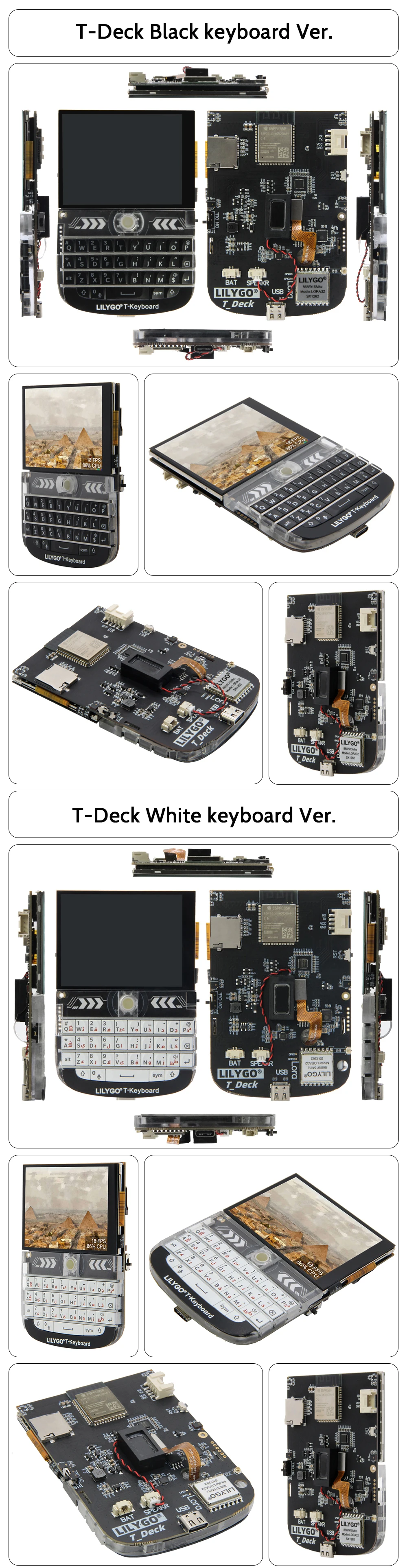 H0ec7de459ff649108de845bcc04a879cH LILYGO  T-Deck ESP32-S3 LoRaモジュール：2.8インチタッチスクリーン WiFi＆Bluetooth 開発ボード（IoTプロジェクト向け）