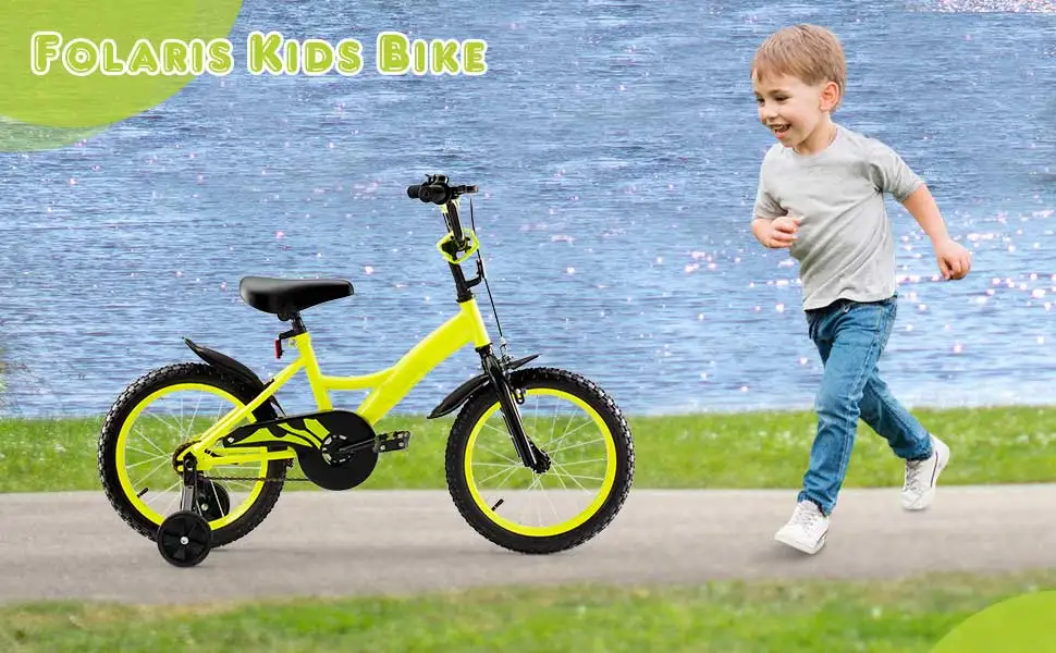 product 2025 high quality kids bicycle with 14 16 18 steel frame single speed  rear pedal brake easy  safe design for boys  girls-5