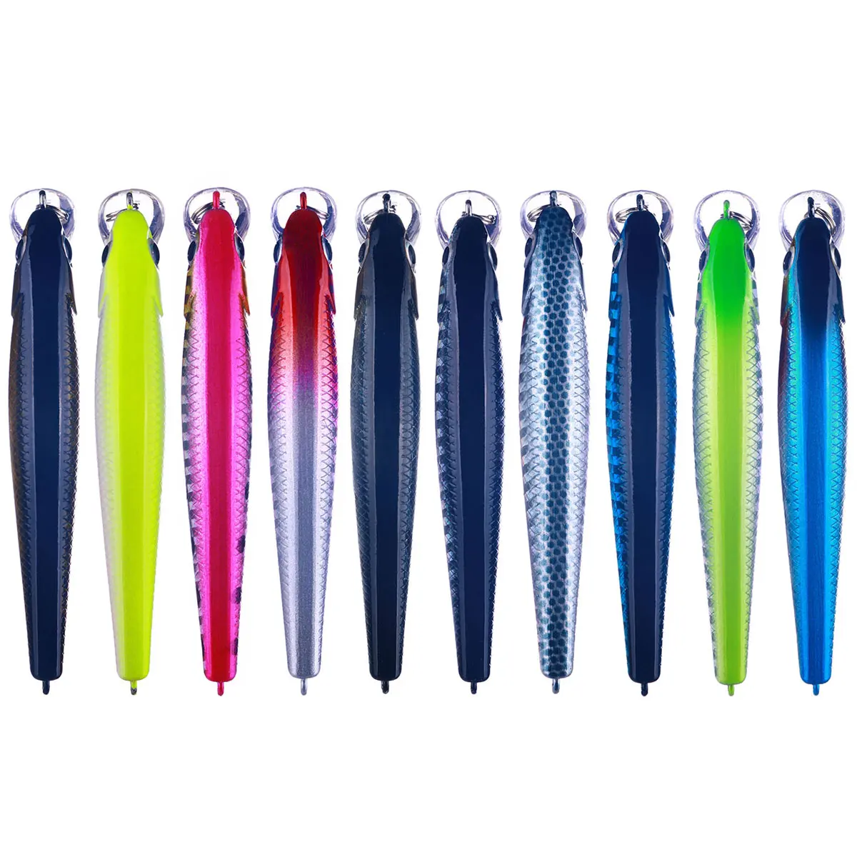 Lot De 10 Leurres HENGJIA Minnow 6cm/6.2g - Poisson Nageur Crankbait Pour Perche Et Truite