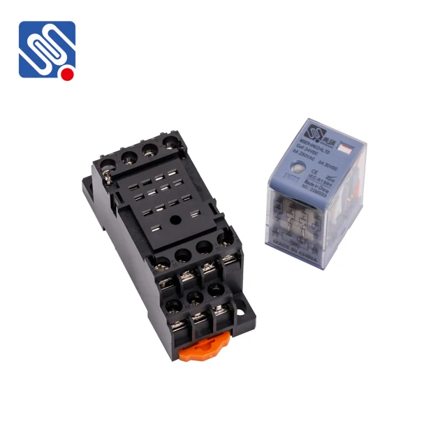 Meishuo Mser Micro Electromagnetic Relay Ac Dc 12v 24v Ac110v 220v 380v