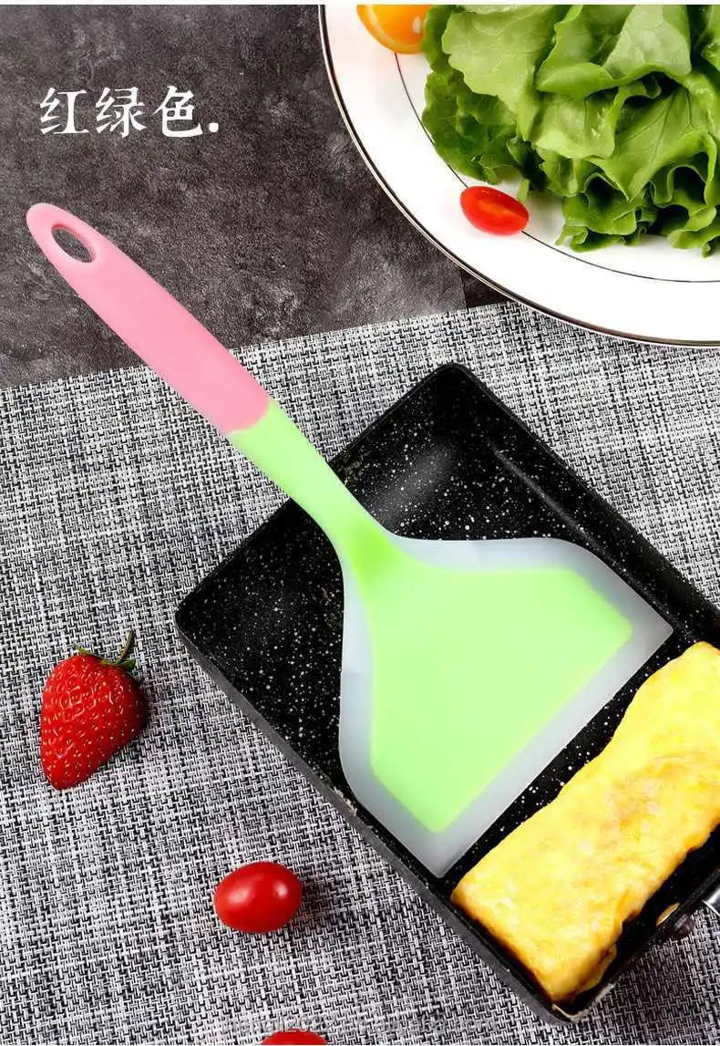 1pc Silicone Kitchen Ware Cooking Utensil Spatula, Beef Meat Egg