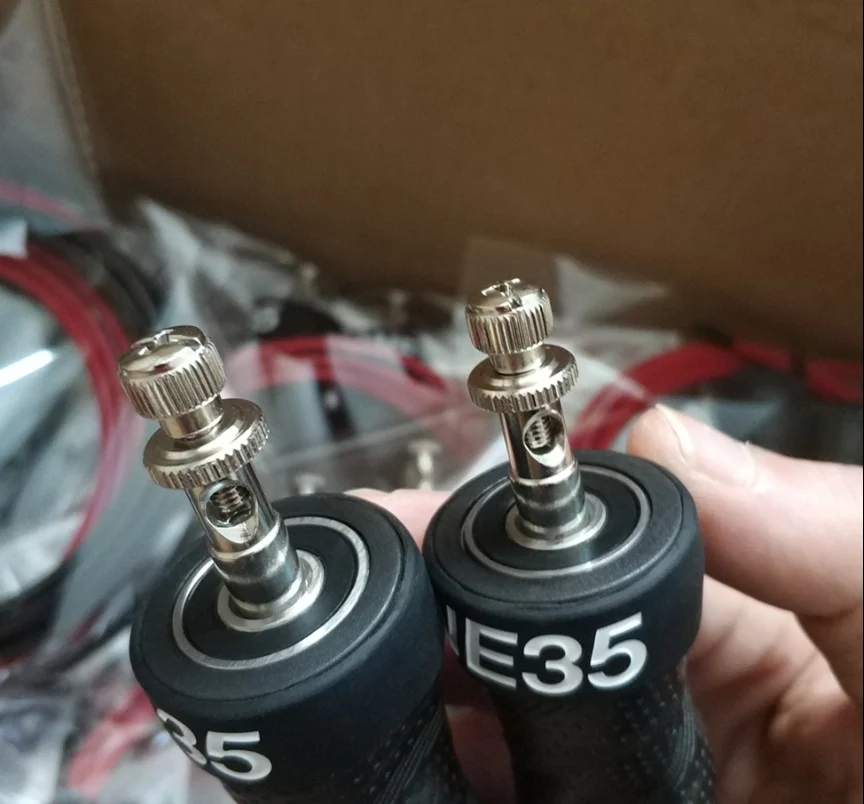 Высококачественная Упражнение Регулируемая скорость утяжеленная кожаная Скакалка с весом