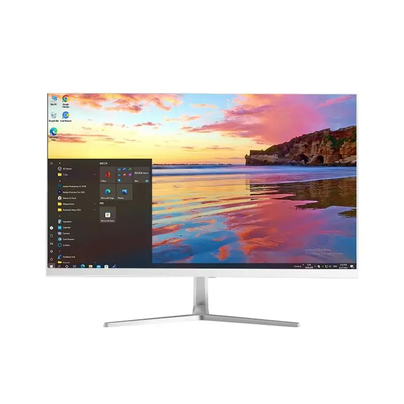 Aio Ordenador 21.5inch 24inch Desktop All In One Pc With 8/9 Th Gen I3 I5 I7 Processor Pc Curved Computer Hardware & Software pc