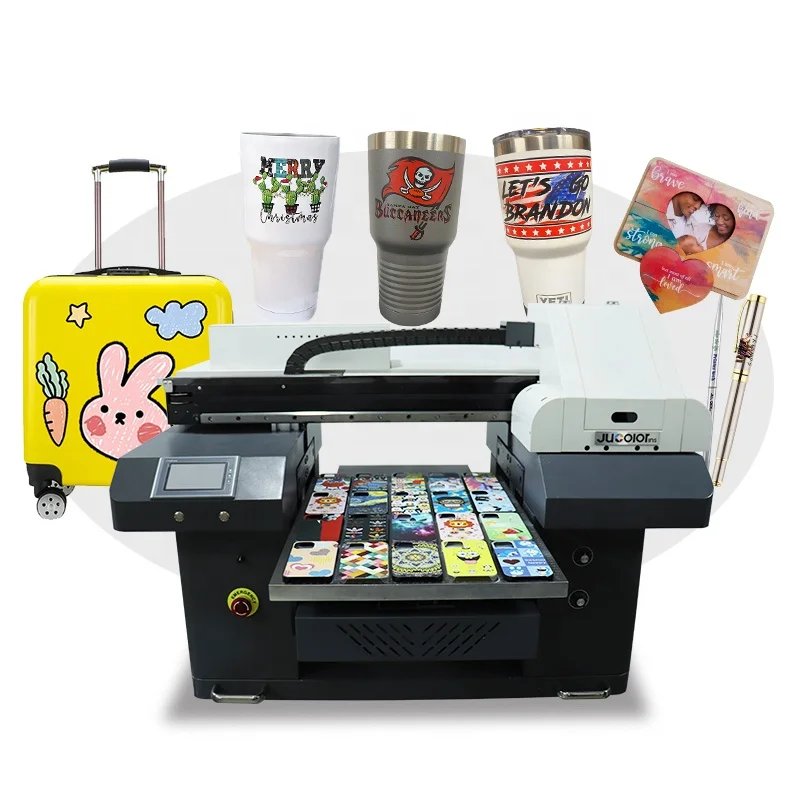 Inkjet Uv Printing Machine for Yeti oz Tumblers Stainless Steel Thermos Cup Water Bottle Flatbed Uv Printer