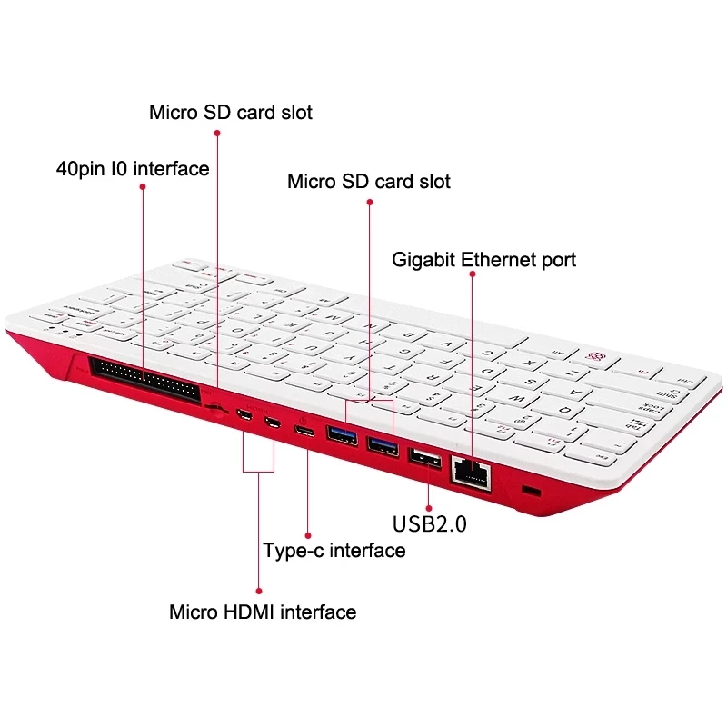 Raspberry Pi 400 Kits - Official US Keyboard & 4GB RAM
