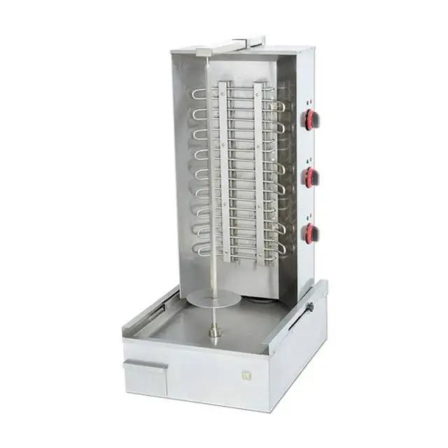 Коммерческий газовый гриль Shuangchi с 6 горелками, жаровня, гриль для мяса, гриль для барбекю, гриль для 6-8 человек