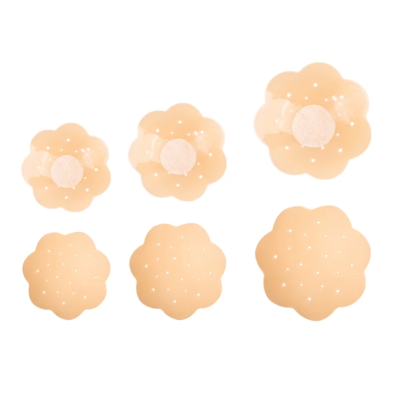 Water Proof Nipple Pasties Ultra Thin Reusable Sticky Silicone Nipple