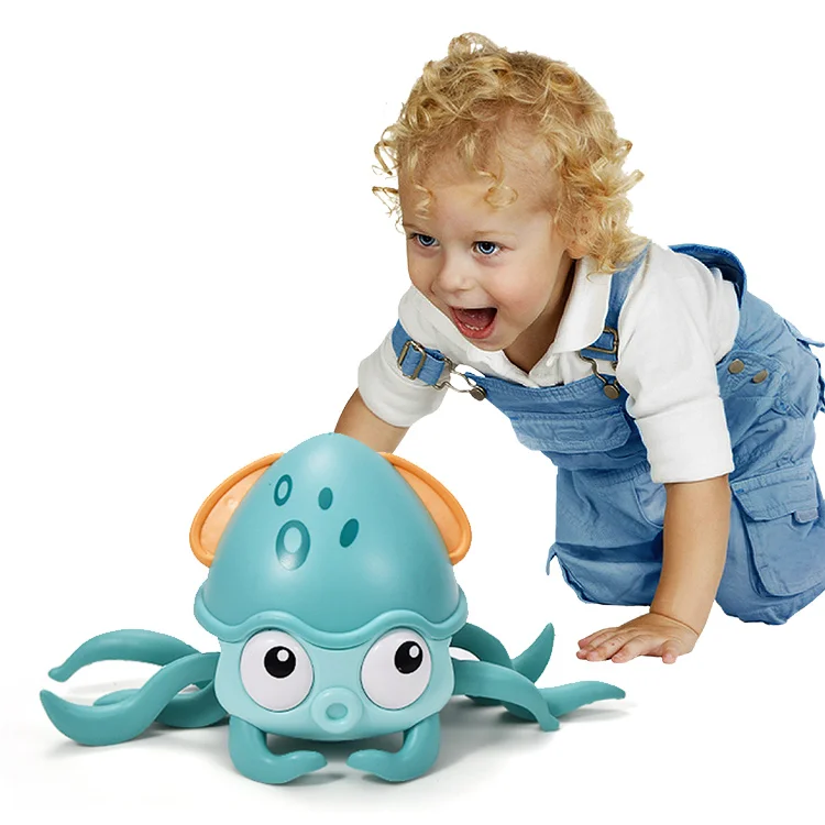 Plastic Bathroom Toys Facilitate Octopus Clockwork Wind Up Animal ...