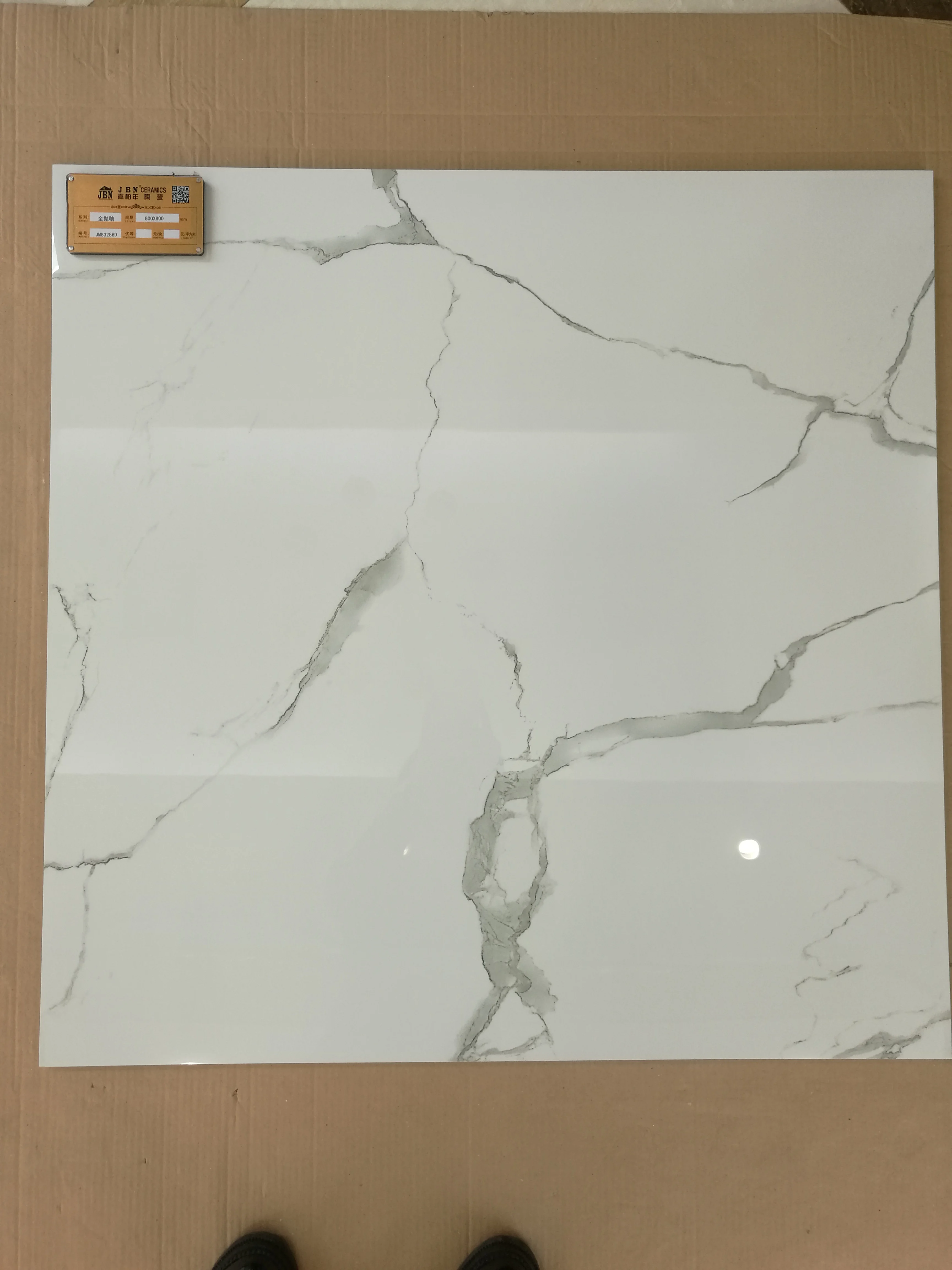 Modern Marble Patterned Porcelain Ceramic Polished Porcelanato Glazed Tiles for Floor 60x60 for Interior Walls Apartments