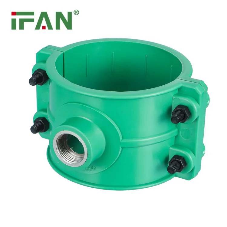 IFAN Factory Price Pp Compression Saddle Clamp 63Mm Irrigation Pipe Electrofusion Hdpe Fittings