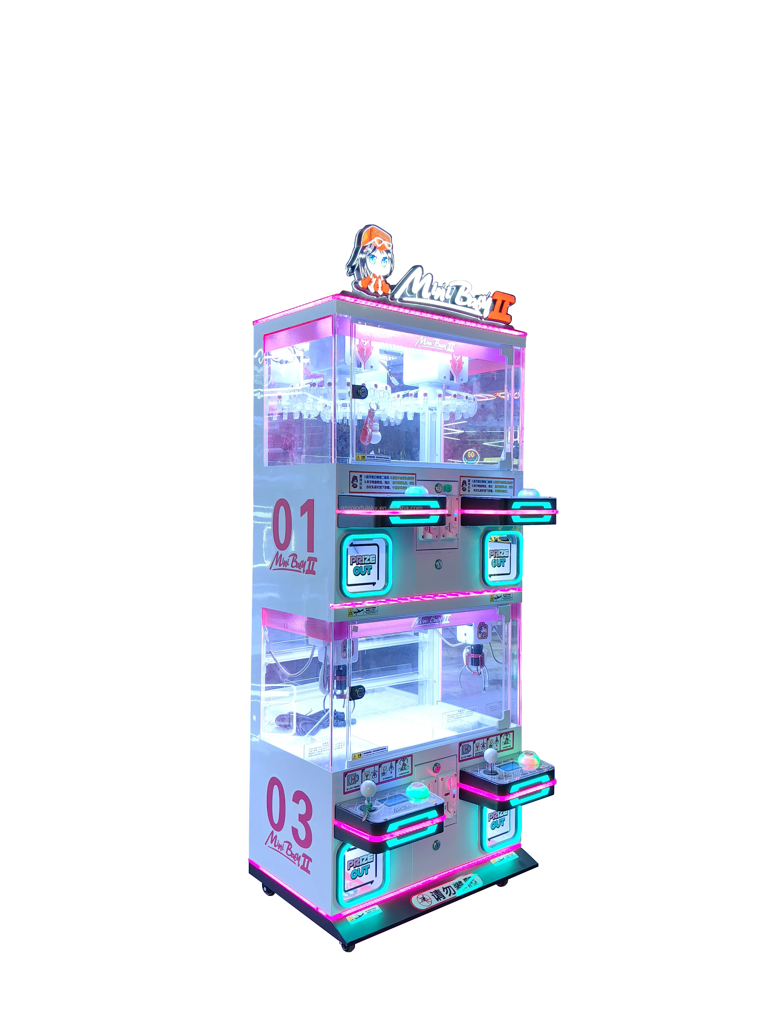 Mini Claw Machine 4 Player Amusement Park Small Toy Claw Vending Machine