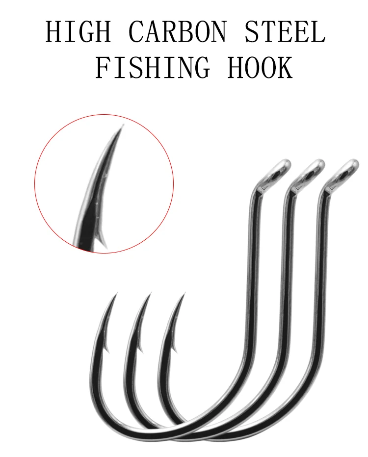 High Quality Octopus Hook Saltwater High Carbon Steel Barbed Assist