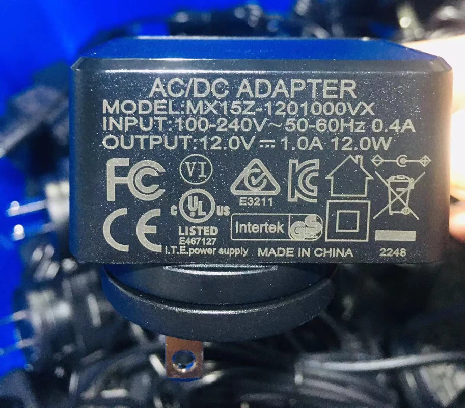 DC12V1A Interchangeable Plug Power Supply Adaptor With AU EU USA UK Plug UL GS CE SAA UKCA