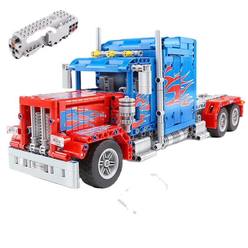 Mould King-15001 Modelo De Coche Para Niños,Bloques De  Construcción,Camión,Bricolaje,Motor De Control Remoto,Energía  Móvil,Ladrillo,Juguetes Educativos - Buy Cada La Peterbilt 389 Contenedor  Pesado Camión De Control Remoto,Legoing Kits De Montaje De ...