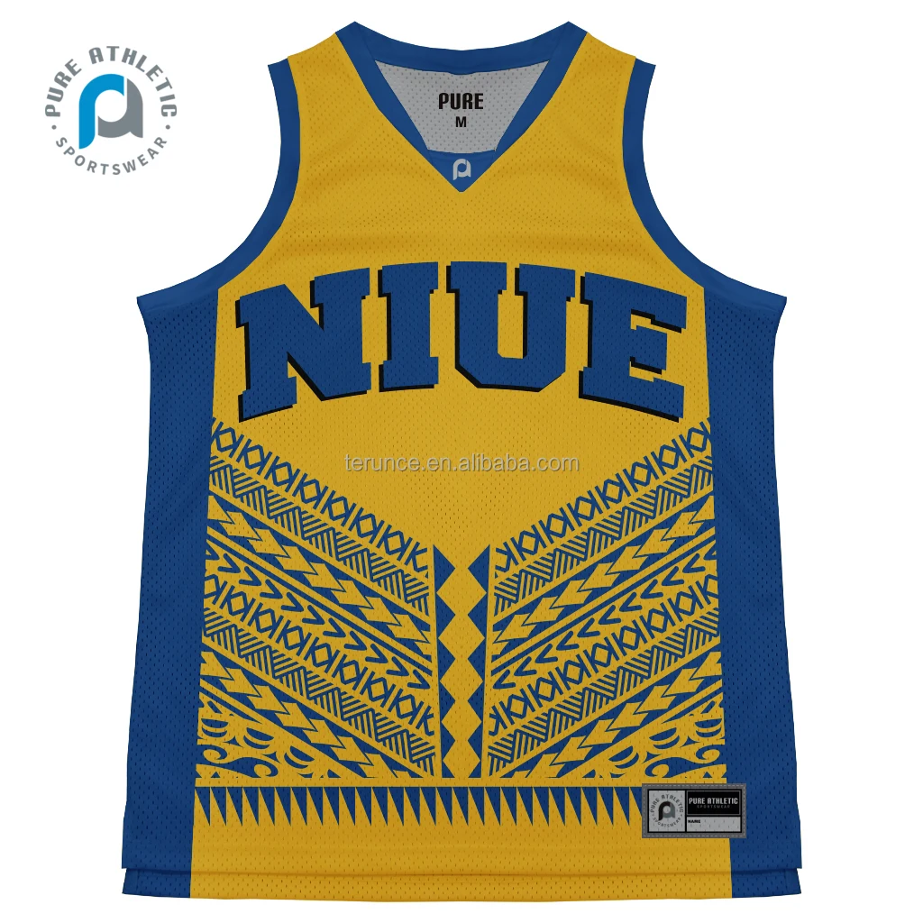 Source PURE Wholesale Best Price High Quality Polynesian Sublimation  Printing New Design Custom Basketball Jersey on m.