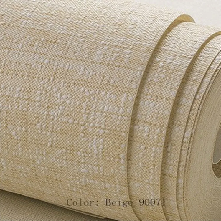 Cloth Pattern Plain Color Beautiful Wallpaper Bedroom Hotel Living Room Engineering Wall Paper Roll Wholesale