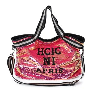 Eastshine Large Capacity Ladies PU Fitness Duffle Overnight Bags Trendy Folding for Women Duffel Gym Bag