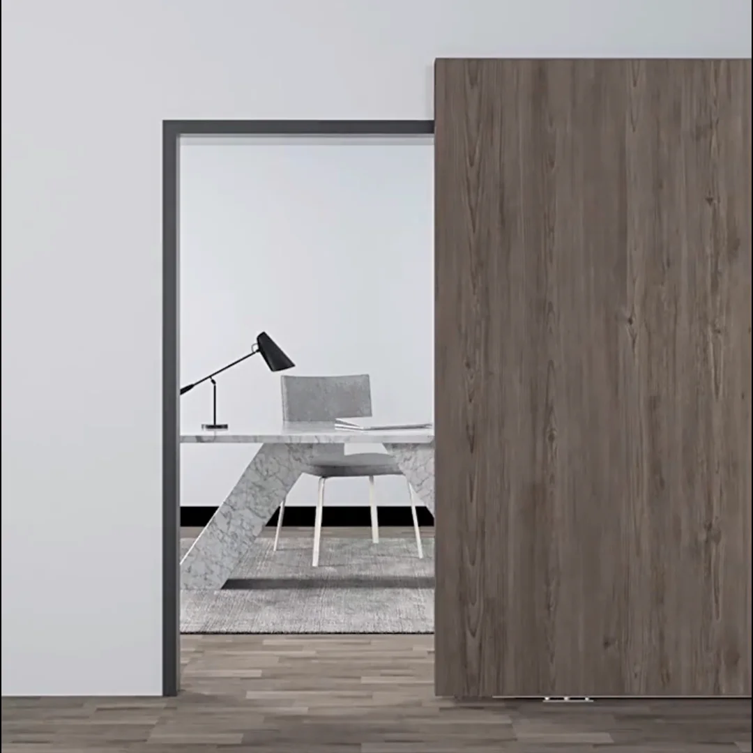 Barn Door Invisible Track Hardware Fully Concealed Sliding Door