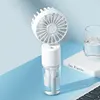 Ventilador de mano F2 para montar en el cuello, blanco