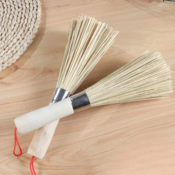 Household Kitchen Clean Tools Bamboo Cleaning Brush Pot Brush Wok Cleaning  Whisk Brush Cleaning Tools Home Bamboo Brush